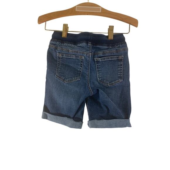 OLD NAVY Boy’s Pull On Cuffed Bermuda Stretch Jean Shorts / Size: 5T - Picture 2 of 7